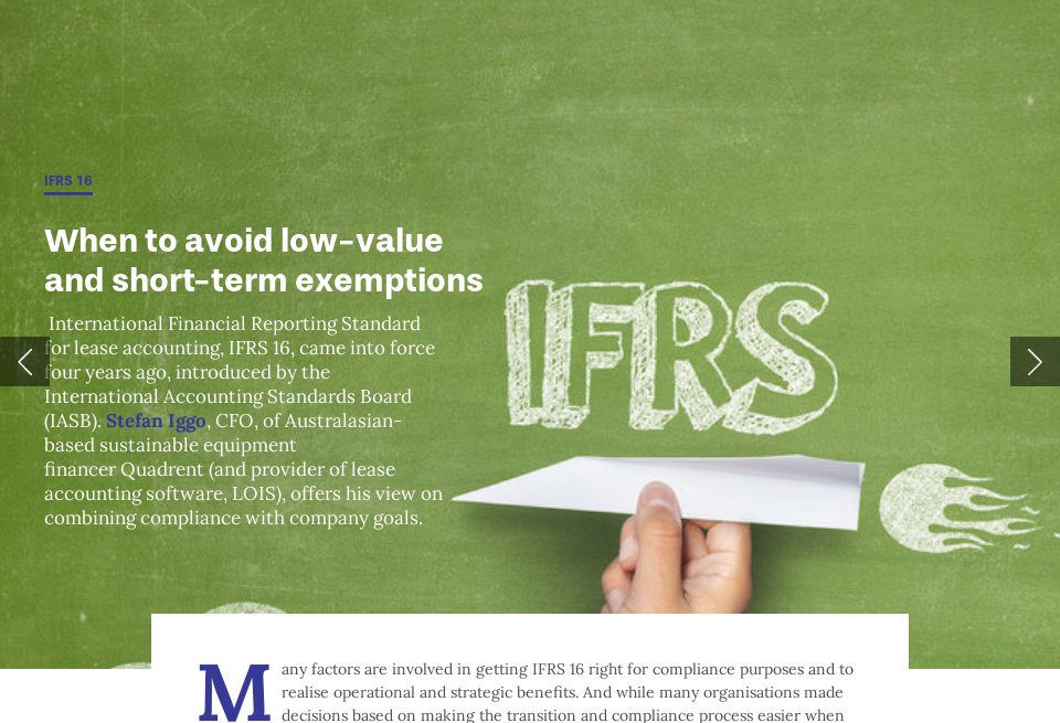 When to avoid lowvalue and shortterm exemptions Leasing Life